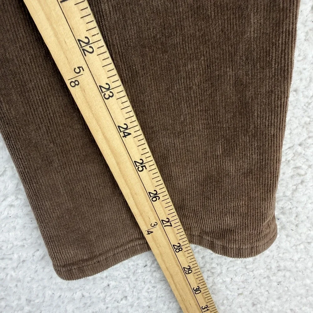 Banana Republic Travel Cord Pants Mens 30x30 Brown Slim Fit Corduroy Chino Y2K